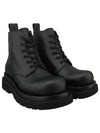 Lug Lace Up Ankle Boots Black - BOTTEGA VENETA - BALAAN 2