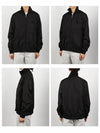 Logo Nylon Zip-up Jacket Black - VALENTINO - BALAAN 3