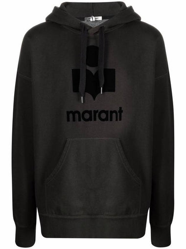 Miley Logo Hoodie Faded Black - ISABEL MARANT - BALAAN 1