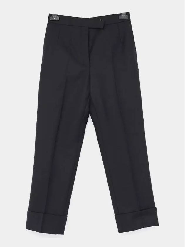 Classic Back Strap Straight Pants Navy - THOM BROWNE - BALAAN 3