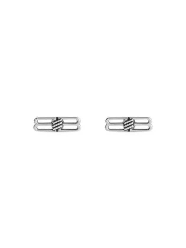 Women's BB Icon Earrings Silver - BALENCIAGA - BALAAN 2