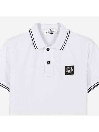 Kids Waffen Pique Short Sleeve Polo T Shirt 751621348 V1001 - STONE ISLAND - BALAAN 2