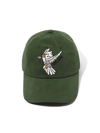 Peace And Love Bird Ball Cap Green - OGARP - BALAAN 2