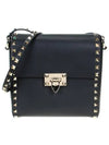 Rockstud Cross Bag Black - VALENTINO - BALAAN 1