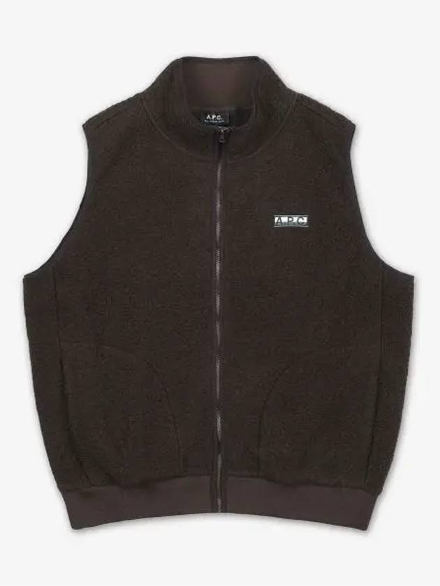 Sequoia Fleece Vest Dark Brown - A.P.C. - BALAAN 2