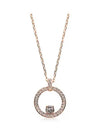 Constella Pendant Rhodium Plated Necklace Rose Gold - SWAROVSKI - BALAAN 3