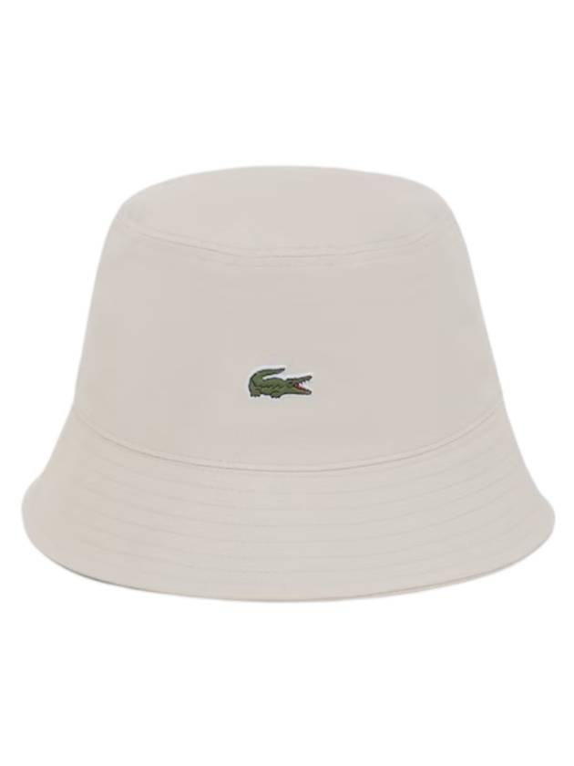 Basic Bucket Hat Light Beige - LACOSTE - BALAAN 1