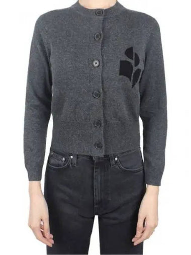 Women s Newton Cardigan Charcoal CA0040FA A1X05E 02AN 1120473 - ISABEL MARANT - BALAAN 1