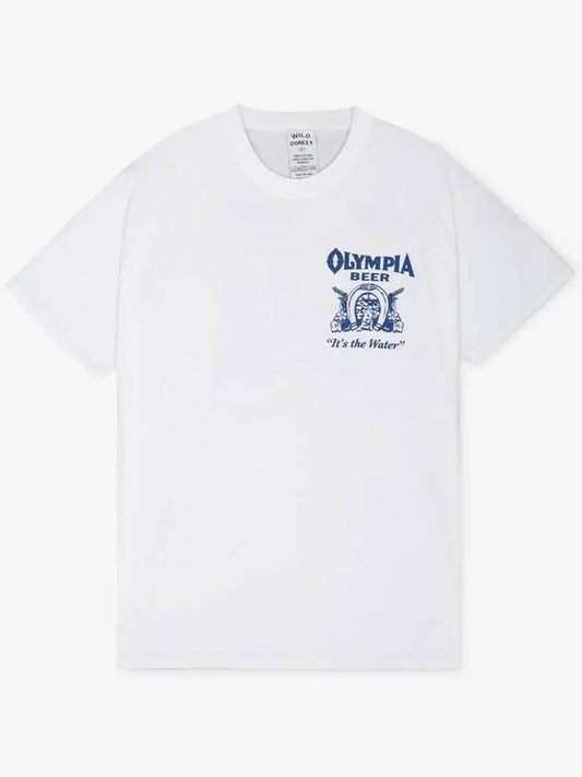 Wild Donkey Men s Graphic Printing White Short Sleeve T Shirt OLYMPIA - WILD DONKEY - BALAAN 2