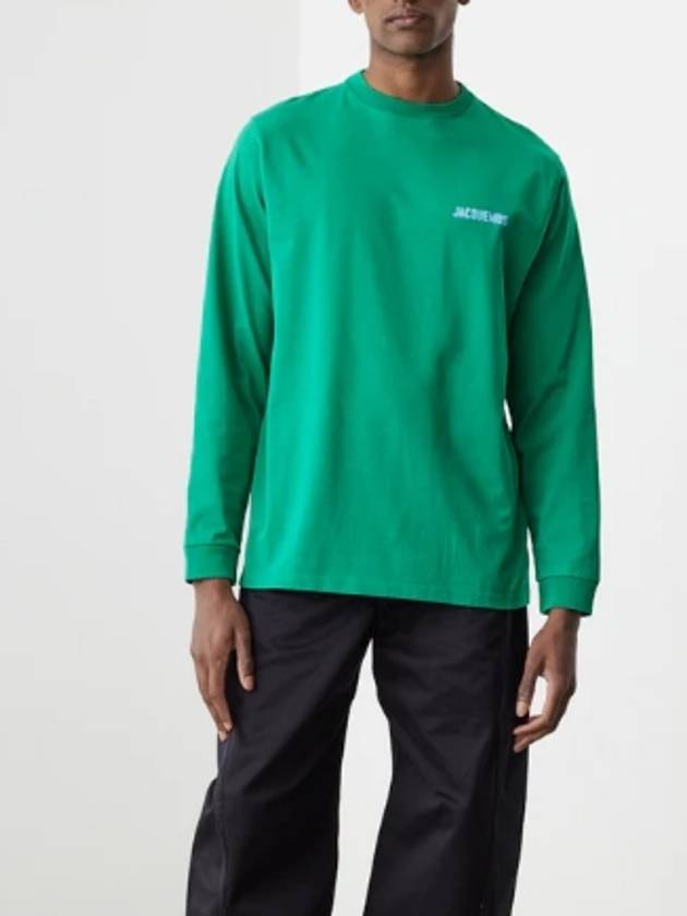 Le Gelo Print Long Sleeve T-Shirt Green - JACQUEMUS - BALAAN 2