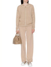 Women's Pluto Wool Cashmere Zip Up Hoodie Beige - MAX MARA - BALAAN 3