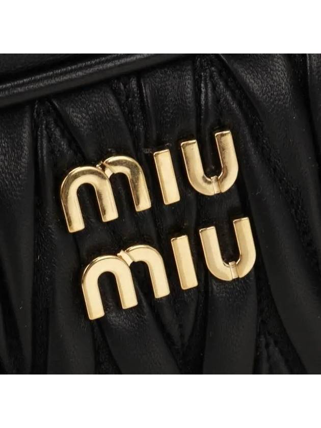 Arcadie Matelasse Nappa Leather Tote Bag Black - MIU MIU - BALAAN 6