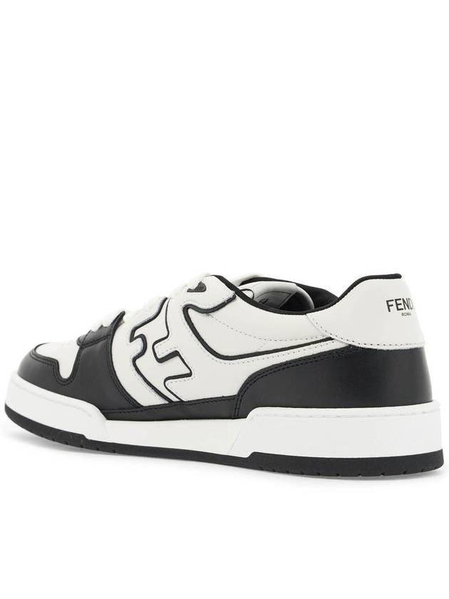 Match Low Top Sneakers Black - FENDI - BALAAN 4