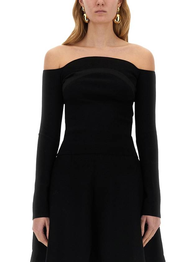 TOP WITH "BARDOT" NECKLINE - NINA RICCI - BALAAN 1