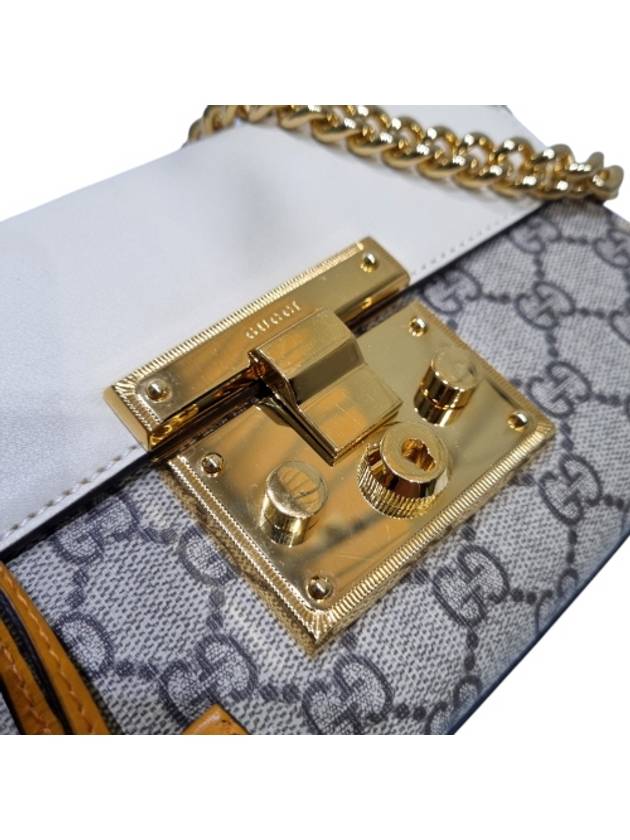 409487 Beige Padlock Small Gold Chain Shoulder Bag - GUCCI - BALAAN 8