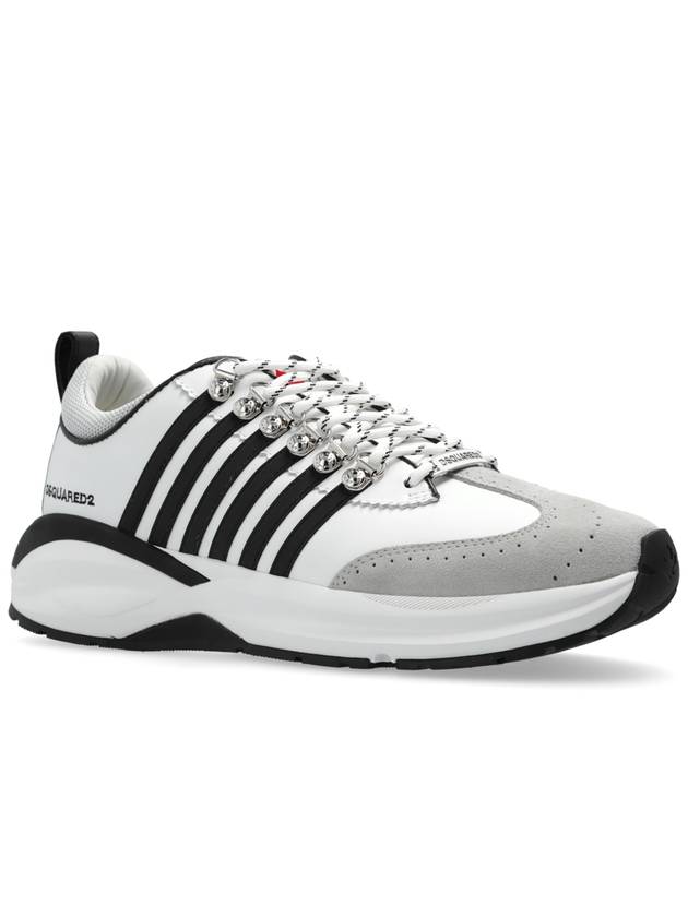 Men s Dash Low Top Sneakers White - DSQUARED2 - BALAAN 5