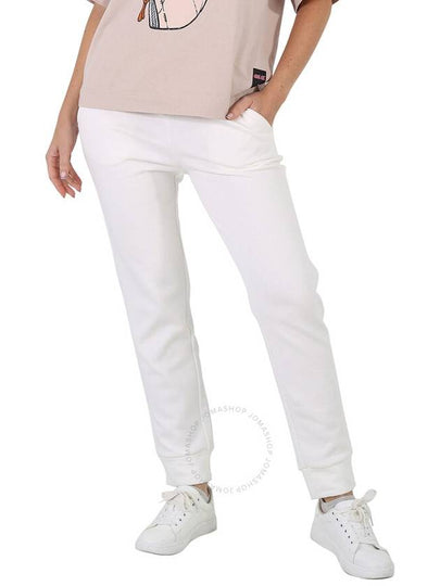 Women's Logo Patch Track Pants White - MONCLER - BALAAN 2