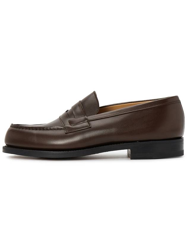 Leather Loafer Chocolate - J.M. WESTON - BALAAN 5