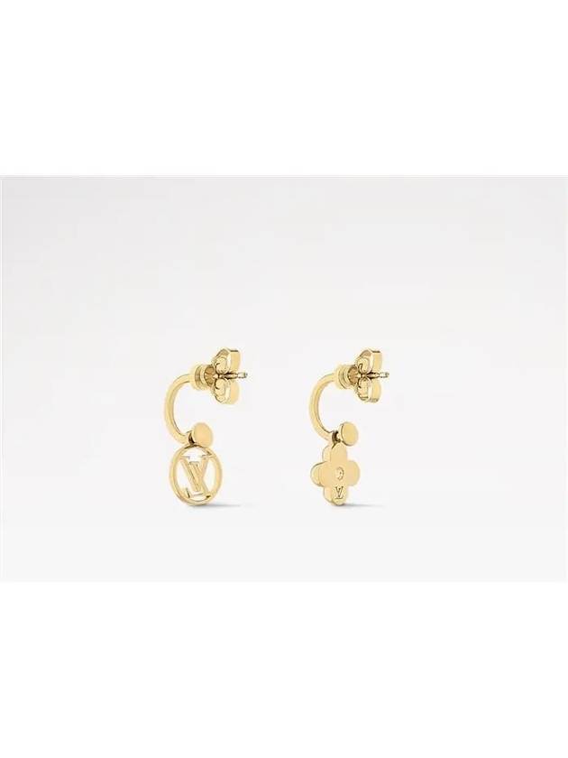 Blooming Earrings Gold - LOUIS VUITTON - BALAAN 3