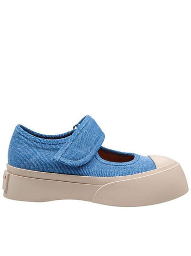 Marni Mary Jane Pablo Sneakers In Denim - MARNI - BALAAN 1