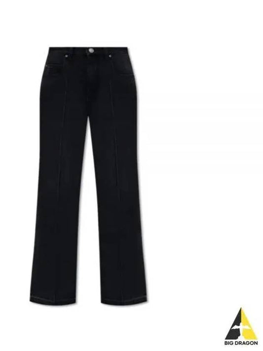 Noldy Denim Wide Jeans Black - ISABEL MARANT - BALAAN 2