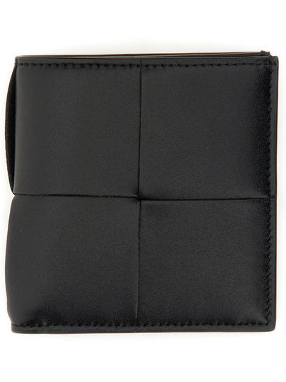 Slim Folder Half Wallet Black - BOTTEGA VENETA - BALAAN 2