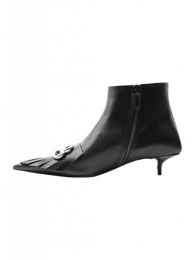 BB logo ankle heel Chelsea boots black - BALENCIAGA - BALAAN 3