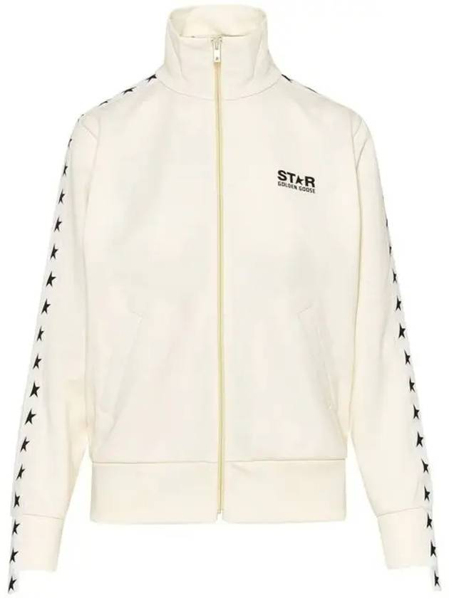 Star Logo Track Jacket White - GOLDEN GOOSE - BALAAN 2