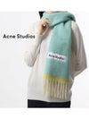 Mohair Wool Fringe Muffler Light Blue - ACNE STUDIOS - BALAAN 2