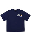Money Earn Our Future Logo Short Sleeve T-Shirt Navy - AJOBYAJO - BALAAN 2