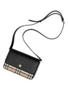 Mini Vintage Check Leather Cross Bag Archive Beige Black - BURBERRY - BALAAN 4