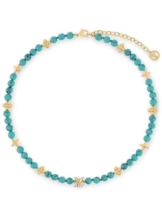 My LV Pearl Necklace Turquoise - LOUIS VUITTON - BALAAN 2