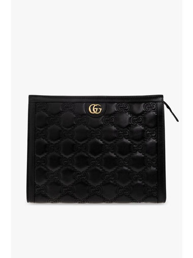 GG Matelasse Clutch Bag Black - GUCCI - BALAAN 1