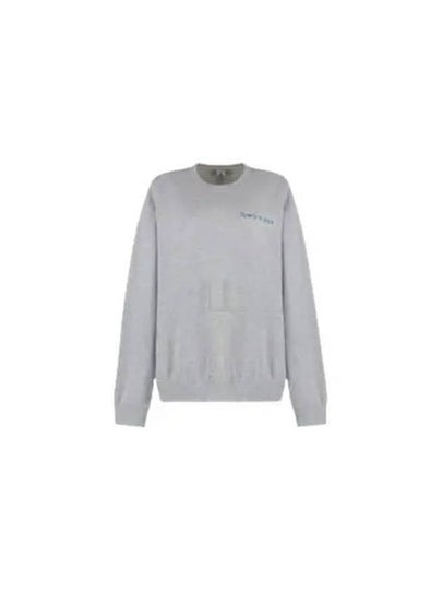 Racquet Club Logo Cotton Sweatshirt Grey - SPORTY & RICH - BALAAN 2