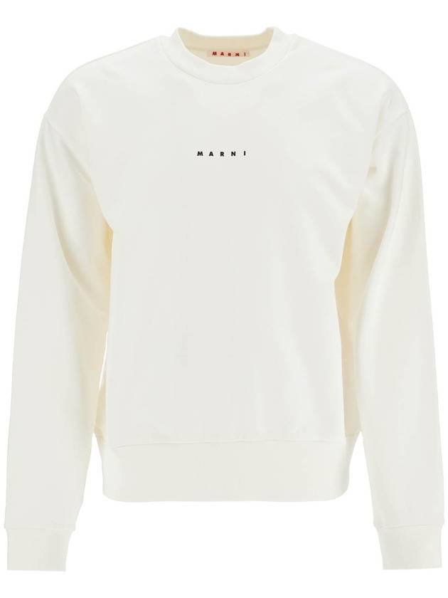 logo print sweatshirt FUMU0074P9USCU87 - MARNI - BALAAN 2