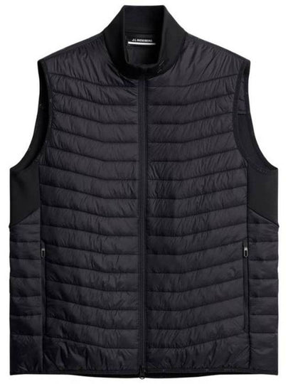 Men's Holden Quilt Hybrid Vest Black - J.LINDEBERG - BALAAN 2