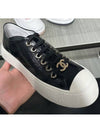 gold CC logo sneakers - CHANEL - BALAAN 4