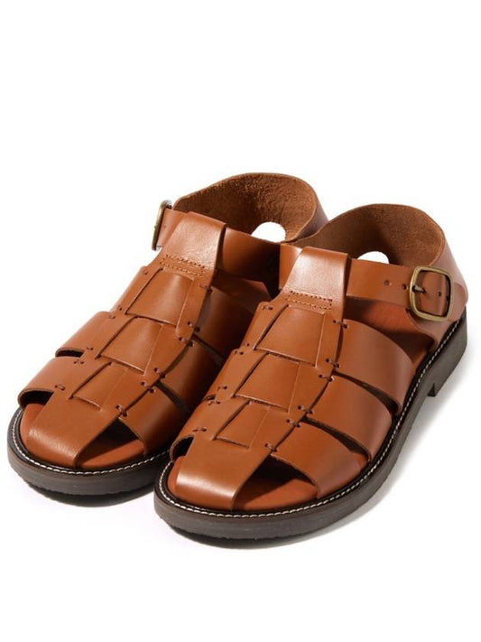 Fisherman Sandals Roman Cognac - ANTICHI ROMANI - BALAAN 1