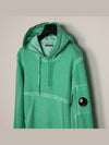 Lens Wappen Washing Hoodie Green - CP COMPANY - BALAAN 8