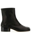 Women's Vintage Tabi Middle Boots Black - MAISON MARGIELA - BALAAN 2