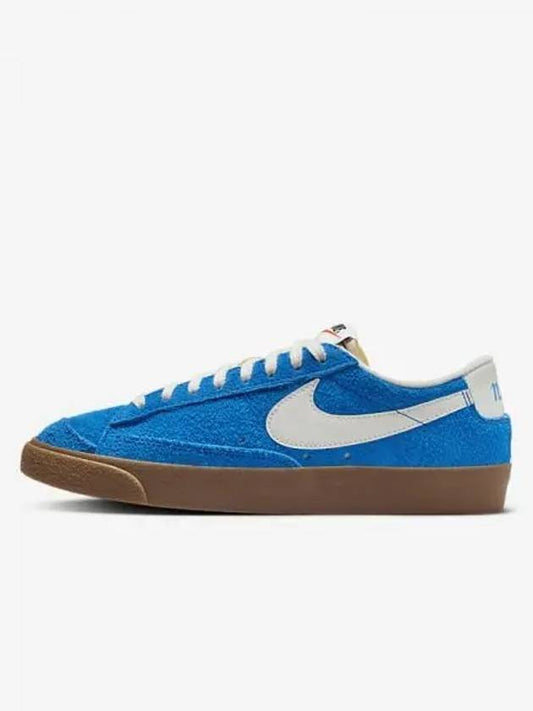 Blazer Low '77 Vintage Low-Top Sneakers Photo Blue - NIKE - BALAAN 2