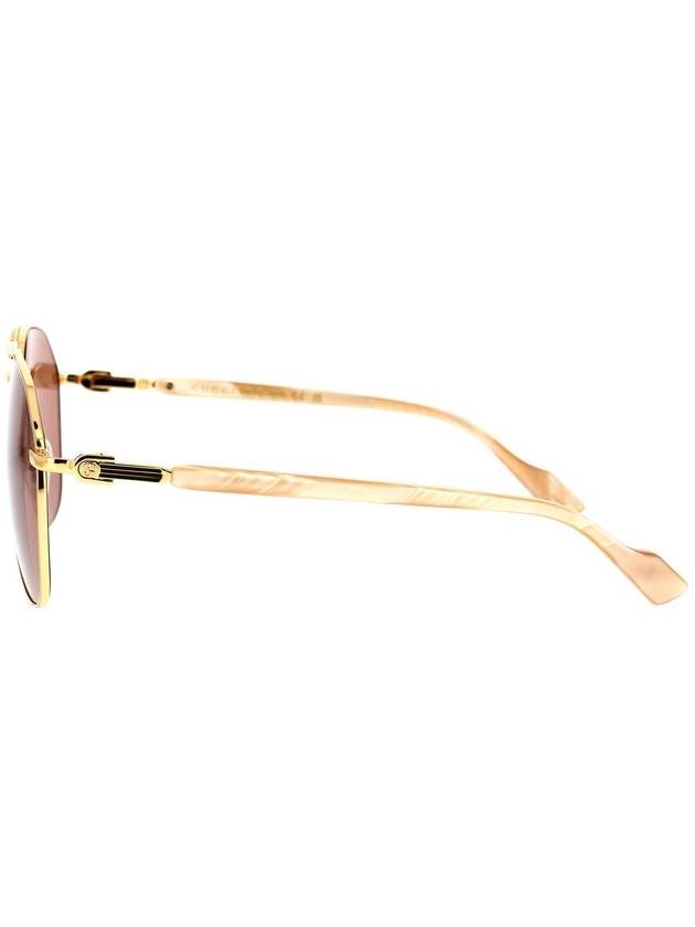 Pilot Frame Tinted Sunglasses GG1220S - GUCCI - BALAAN 4