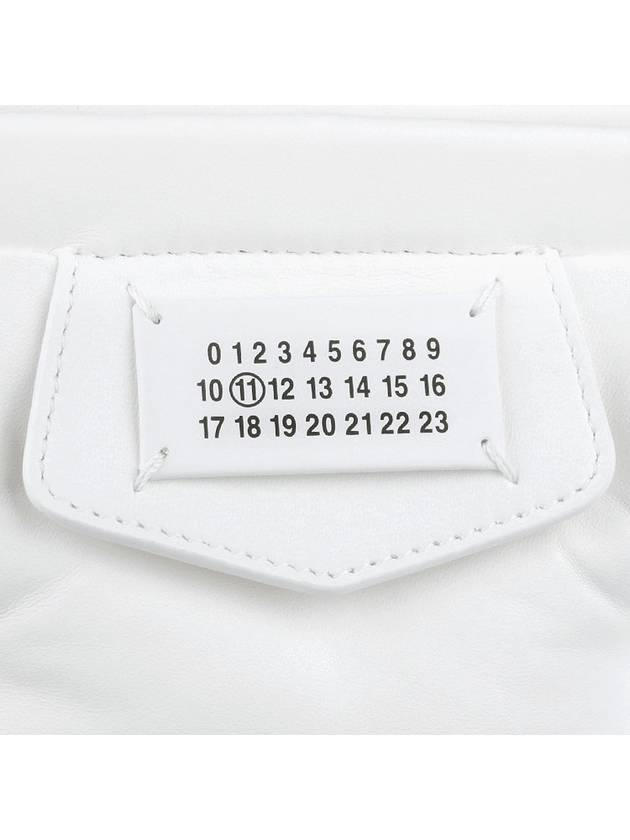 Glam Slam Flat Cross Bag White - MAISON MARGIELA - 8