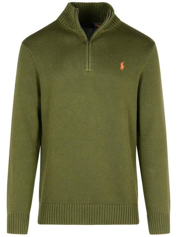 Polo Ralph Lauren Green Cotton Sweater - POLO RALPH LAUREN - BALAAN 1