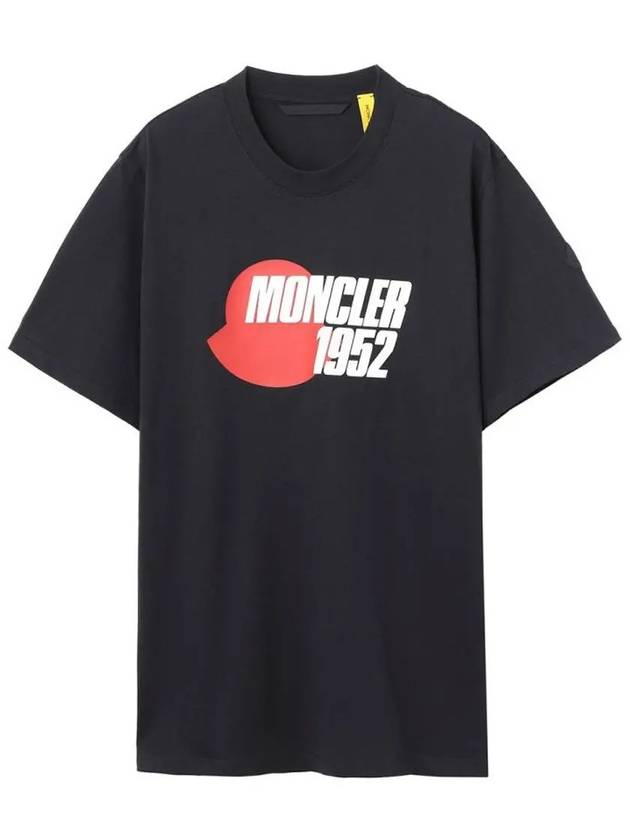 Genius 1952 Logo TShirt Navy 8C000 02 8390T 778 - MONCLER - BALAAN 1