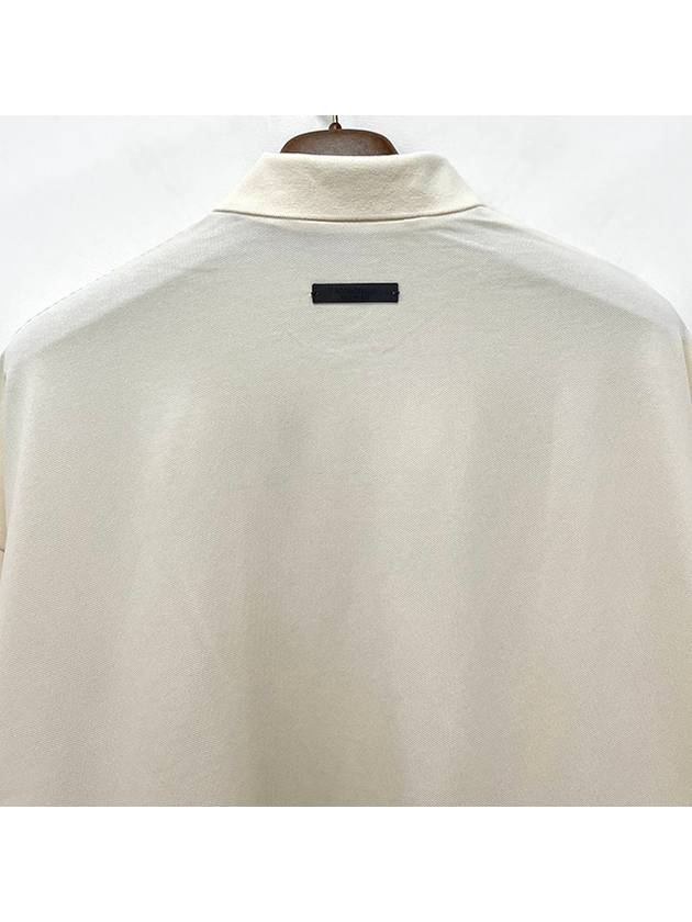 Fear Of God Essentials Beige Cotton Polo Shirt - FEAR OF GOD ESSENTIALS - BALAAN 7