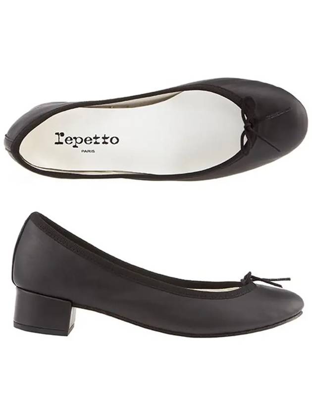 Women's Camille Middle Pumps Heels Matte Black - REPETTO - BALAAN 6