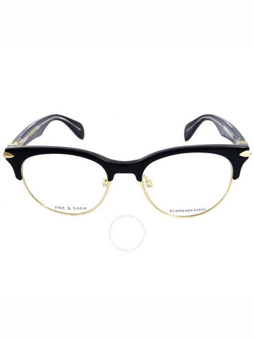 Rag and Bone Demo Oval Unisex Eyeglasses RNB 3009 02M2 49 - RAG & BONE - BALAAN 1