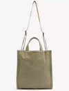 Recovery Logo Printing Cotton Tote Bag Khaki - A.P.C. - BALAAN 5