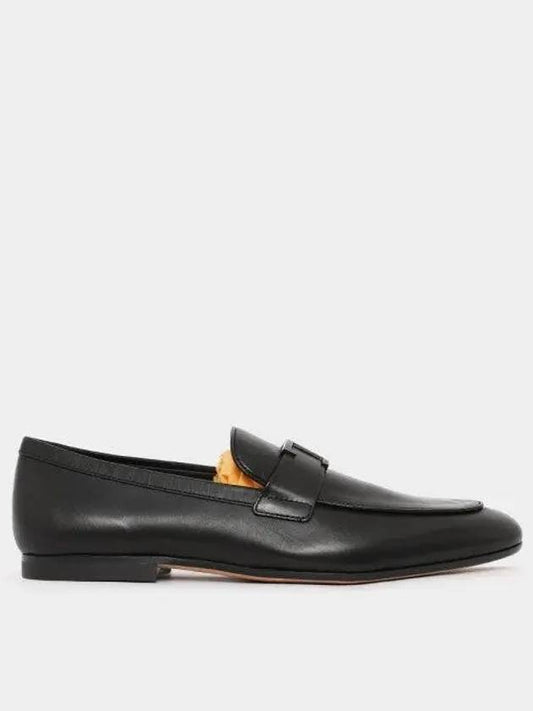 Men's T Timeless Leather Loafers Black - TOD'S - BALAAN 2